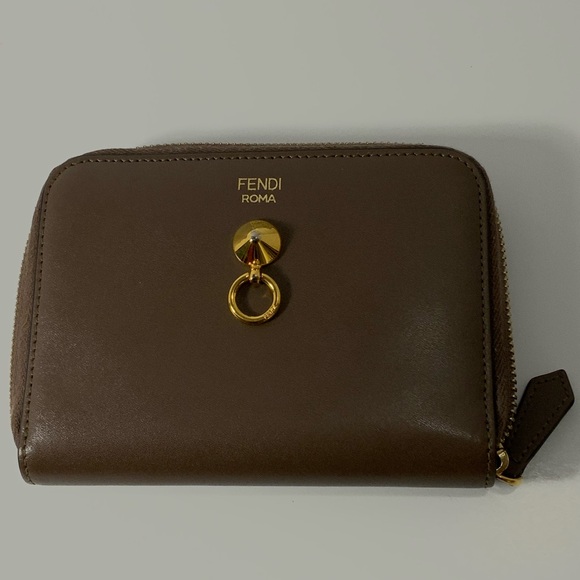 Fendi Handbags - FENDI Bifold Wallet Visor
Way Leather Brown Women's
8M0401-6GM